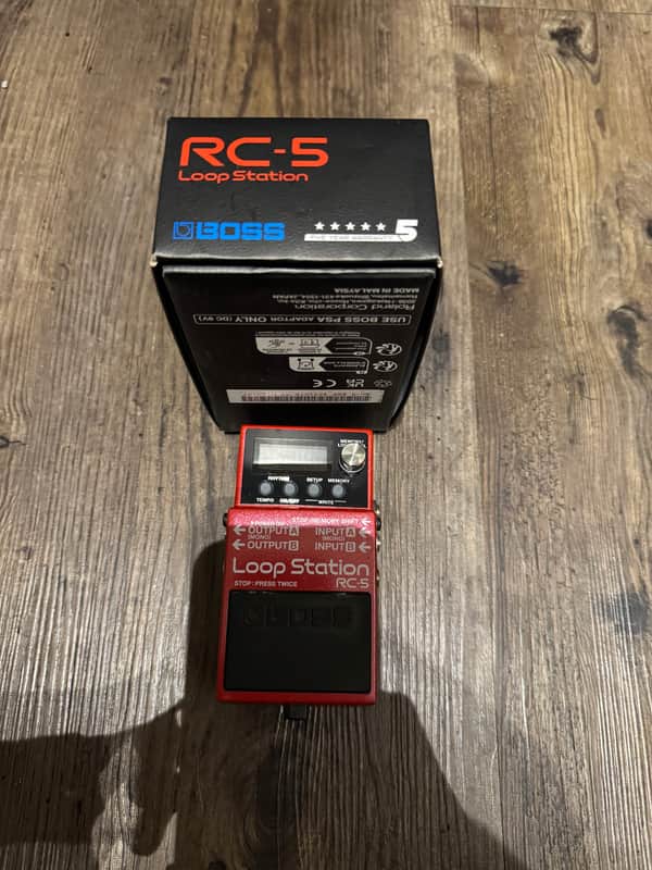 Boss RC-5 Loop Station pedal 2025 - Red