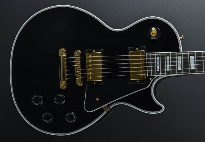 Gibson Custom Shop Les Paul Custom w/Ebony Fingerboard Gloss - Ebony image 1