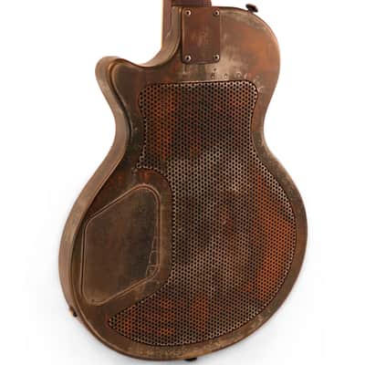 2009 James Trussart Steel DeVille - Rusty Gator Holy Back image 7