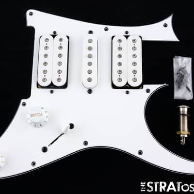 Ibanez JEMJR Steve Vai HSH LOADED PICKGUARD, Quantum White, Guitar Alnico image 1