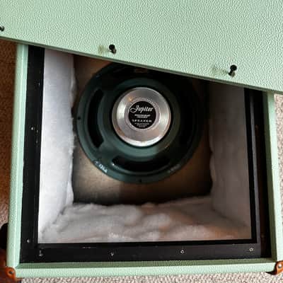 Mesa Boogie 1x12” Jupiter, Wide body guitar cabinet - surf green tolex image 4