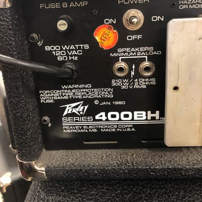 Peavey Mark IV 400 series 1970’s - Black image 2