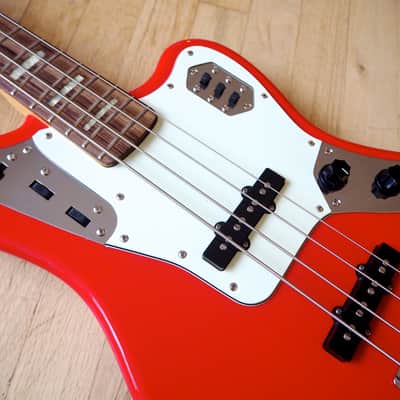 2008 Fender Jaguar Bass Hot Rod Red Active Jazz Bass Japan CIJ w/ Gigbag image 8