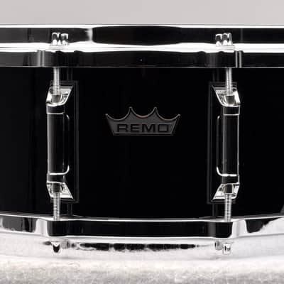 Remo 18/12/14/5x14" Gold Crown Jeff Hamilton Bop Drum Set - NOS Black Lacquer image 10