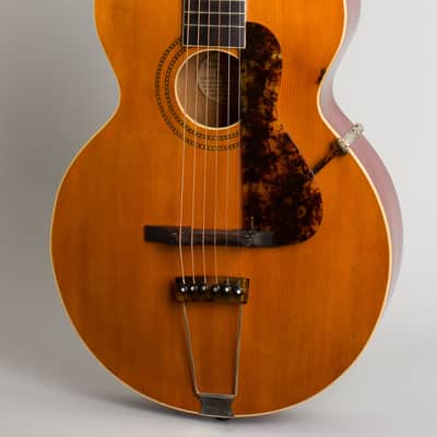 Gibson L-1 Arch Top Acoustic Guitar (1918), ser. #44371, brown chipboard case. image 3