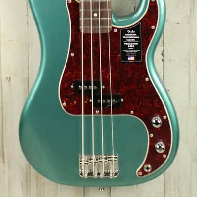 DEMO Fender American Professional Classic Precision Bass - Faded Sherwood Green Metallic (918) image 2