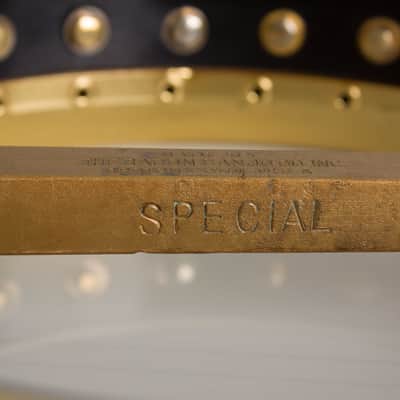 Bacon & Day  Silver Bell #6 Ne Plus Ultra Special Tenor Banjo (1927-33), ser. #22694/26719, original black hard shell case. image 21