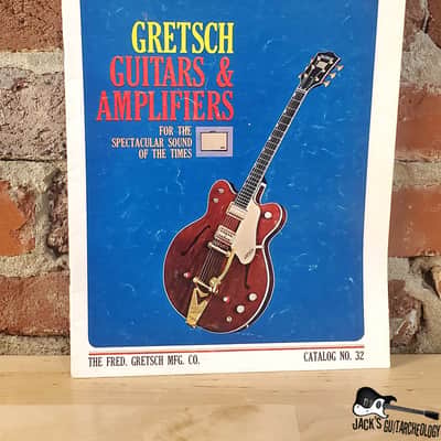 Gretsch Guitars and Amplifiers Catalog No 32 (1965 Blue) image 1