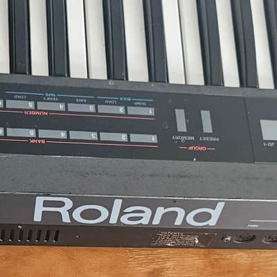 Roland Alpha Juno-1 49-Key Programmable Polyphonic Synthesizer 1985 - 1988 - Black image 2