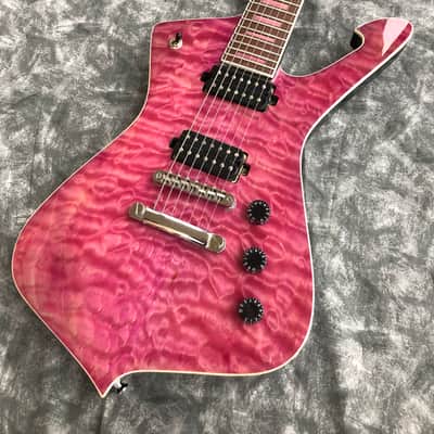 Iron Label Guitars Leonidas 7 String 2025 - Transparent Pink image 3