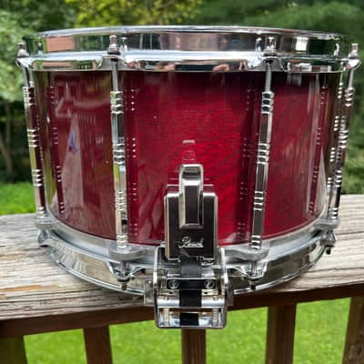 Pearl BC-814ED Free Floating 8” Birch snare 1984 - Cherry image 6