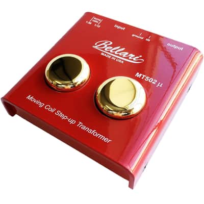Bellari MT 502 Moving Coil Step-Up Transformer with Gold Covers