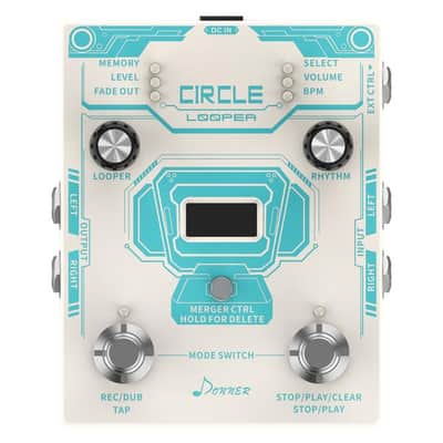 Circle LOOPER & Drum Machine Guitar Effect Pedal image 1