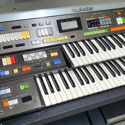 Technics SX-C600 ✅ Rare Ultra-Modern Vintage Combo Organ ✅ Rich PCM & Analog Wave Synthesis ✅ Fully Checked & Cleaned ✅ Striking Futurist Design ✅ Worldwide Shipping image 13