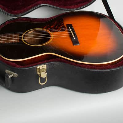 Gibson  L-00 Flat Top Acoustic Guitar (1938), ser. #DG-3330, black tolex hard shell case. image 12