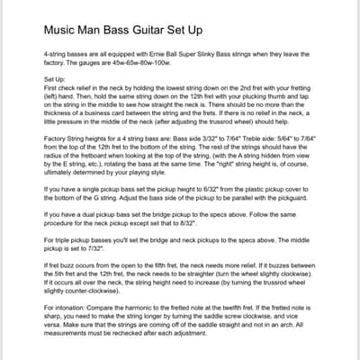 Music Man 25th Anniversary 4-string Bass HSS image 8
