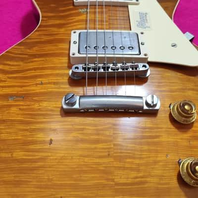 Gibson Les Paul Ultra Aged R9 BRAZILIAN ROSEWOOD Lemon drop (2018) + original vintage 1961 unsealed PAFS + 1959 hardware image 11