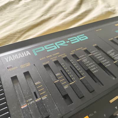 Yamaha PSR-36 Late 80s - Black image 4