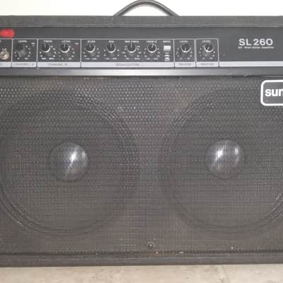 Vintage Sunn SL260 Guitar Amplifier Combo Amp 212 2x12 60 Watt Solid State image 1