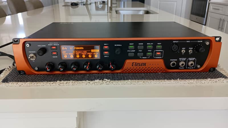 Avid Eleven Rack Guitar Multi-Effects Processor and Pro Tools