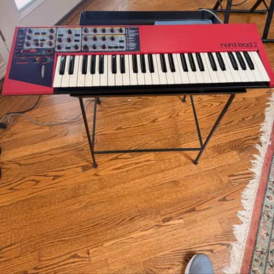 Nord Lead 2 49-Key 12-Voice Polyphonic Synthesizer 1997 - 2003 - Red image 1