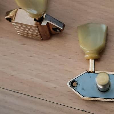 Gibson Kluson Waffleback tuners 50s/60s - Gold image 6