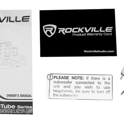 Rockville BluTube LED Tube Amplifier Receiver For ELAC Debut 2.0 B6.2 Speakers image 7