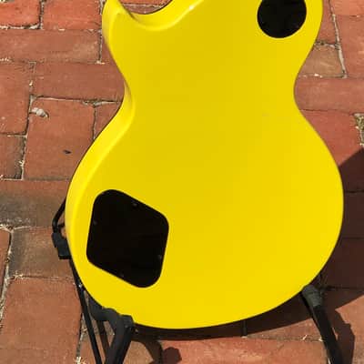 Hard Luck Kings Bossman HLK Kustom Series Yellow Les Paul STYLE USA Single Cut Elec Guitar image 22