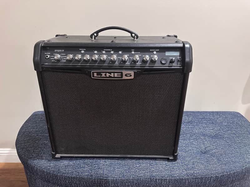 Line 6 Spider IV 120 120-Watt 2x10" Stereo Digital Modeling Guitar Combo 2009 - 2016 - Black image 1