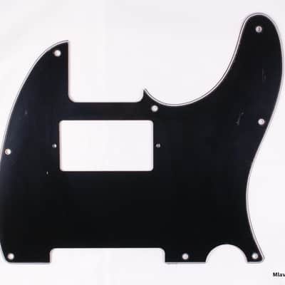 Custom guitar Pickguard For Tele Humbucker Cut-out style ,Black