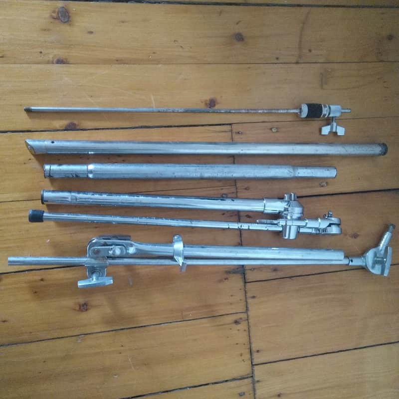 *Parts Lot!* --2x Boom Cymbal Stand Arms/Tilters, Hi-Hat Pull Rod+Clutch, Tubes+ image 1