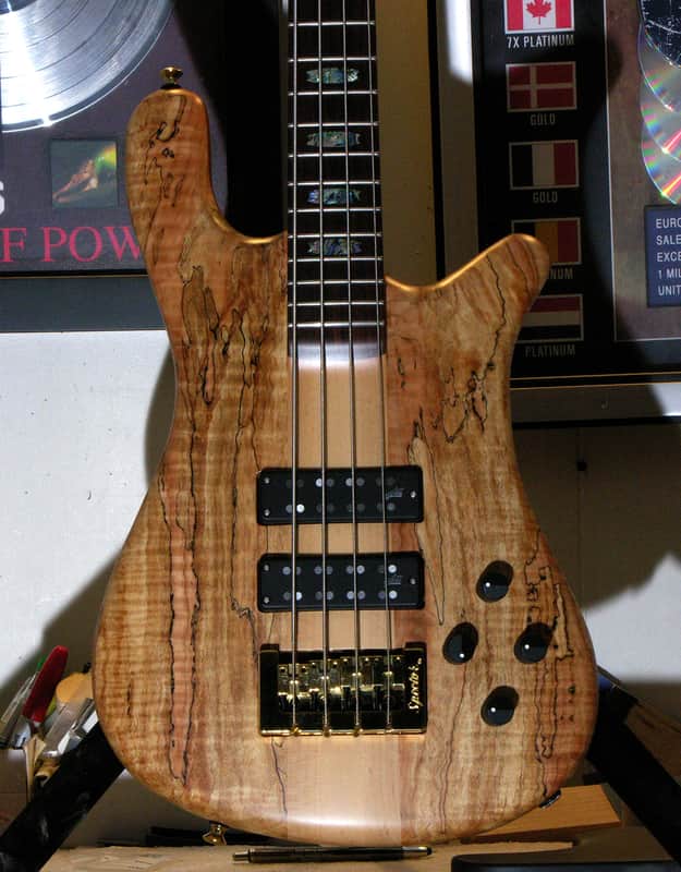 Spector NS-2 #1096     8.5 lbs.  2018 Natural Matte Spalted Maple image 1