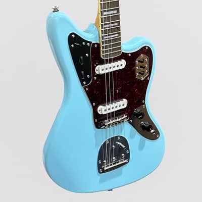 Fender Squier Classic Vibe '70s Jaguar FSR Limited-Edition Electric Guitar - Daphne Blue image 2