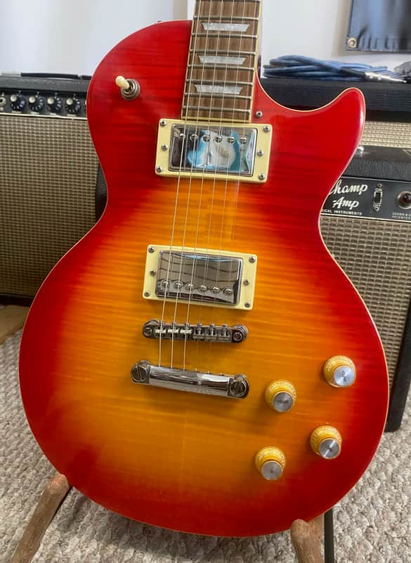 NEW GATOR CASE INCLUDED - 2005 Epiphone Les Paul Standard Plus Top - Heritage Cherry Sunburst image 1