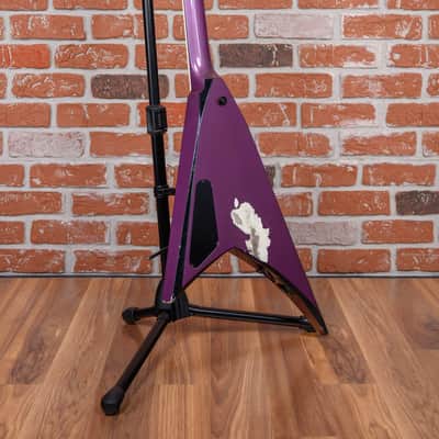 Jackson USA Custom Shop RR1 Rhoads Purple w/ Black Bevels 1986 w/Hard Shell Case image 6
