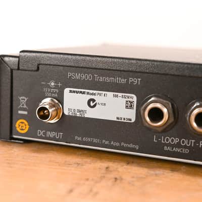 Shure PSM 900 Wireless IEM System K1 Band: 596-632MHz NO POWER SUPPLY CG01ZW9 image 9