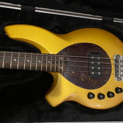 Ernie Ball Music Man Bongo 4H Left-Handed 2006 - Medallion Gold image 5