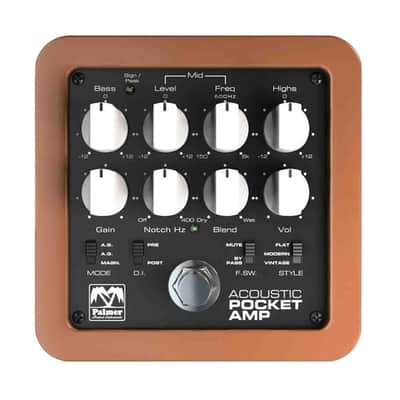 Palmer POCKET AMP ACOUSTIC Portable Preamp for Acoustic String Instruments image 2