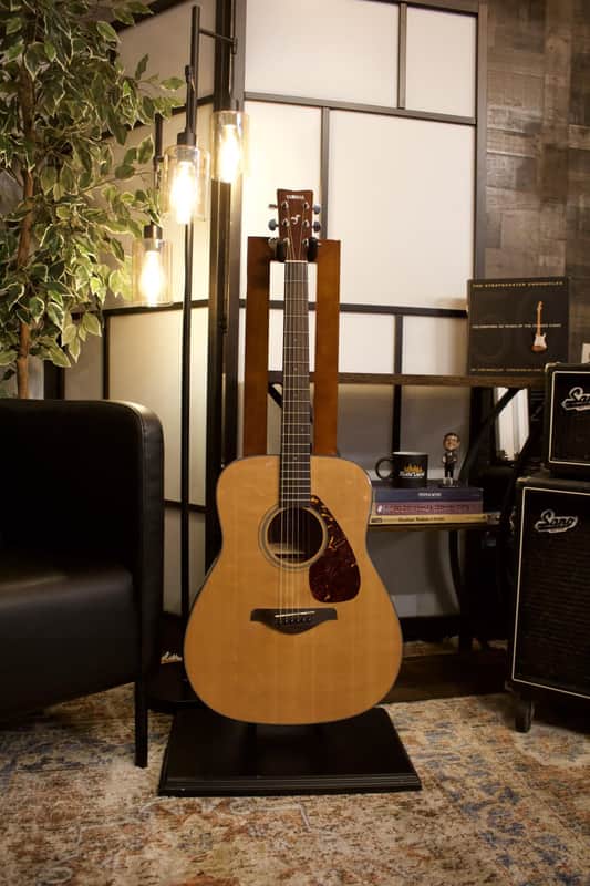 Used Yamaha FG700S Dreadnought Acoustic Guitar, Natural image 1