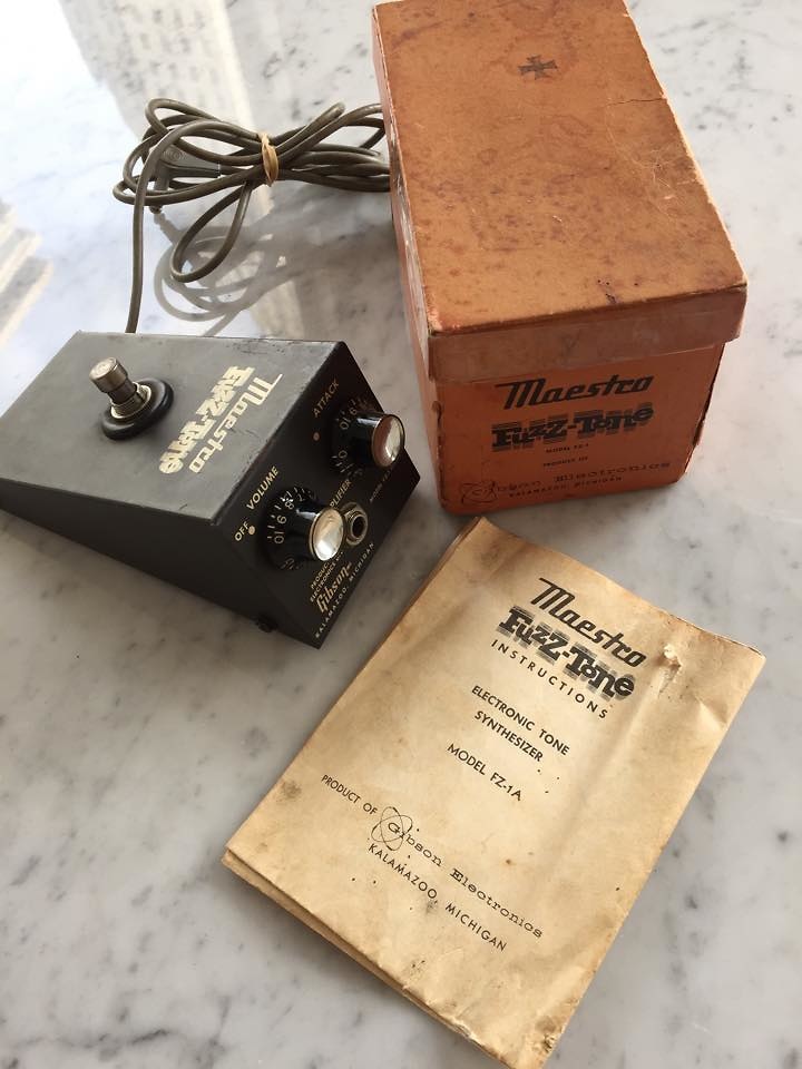 Maestro Fuzz-Tone FZ-1A Kalamazoo ALL ORIGINAL w/ original box and instruction manual !