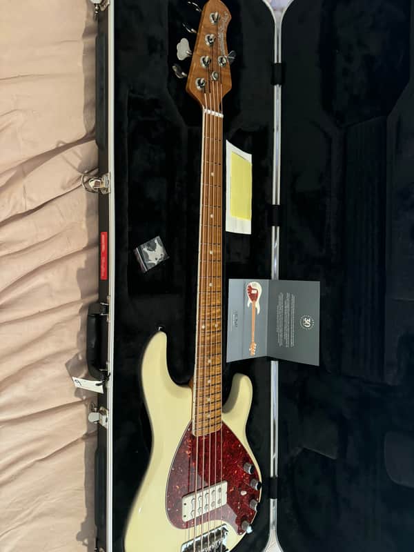Ernie Ball Music Man 30th Anniversary StingRay 5 H 2017 - Transparent Buttercream image 1