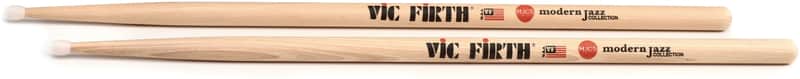 Vic Firth Modern Jazz Collection Hickory Drumsticks - Size 5 (2-pack) Bundle image 1