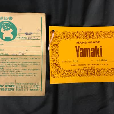 Yamaki  Custom Model 135 Handmade MIJ Rare! 1974 image 11