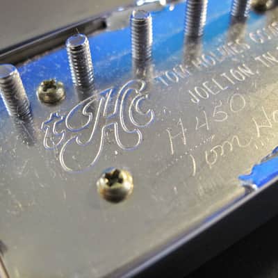 Tom Holmes PAF Humbucker Pickup Set ~ H450, H455 Double Cream Nickel Covers With Peter Green Mod image 6