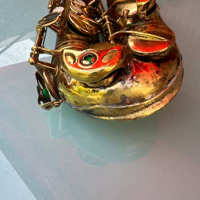 Selmer SBA altosax 1953/54 - Original gold laquer image 15