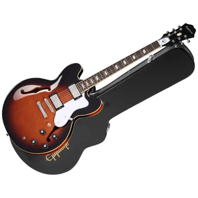Bonehead Riviera Dark Tobacco Sunburst + Etui Epiphone image 1
