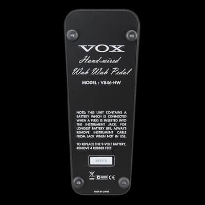 Vox Hand-Wired Wah Wah Pedal - V846HW image 2