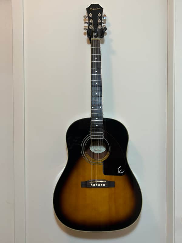Epiphone AJ220S with Hardshell Case and accessories image 1