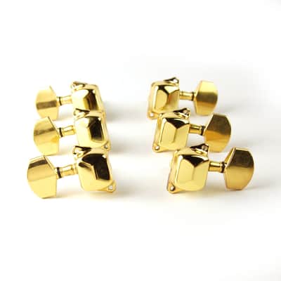 3L3R Covered Gear Guitar Tuning Keys Tuners Head Pegs ,Gold plated image 3