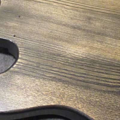Swamp Ash Telecaster Body  2018 Black / Natural image 13
